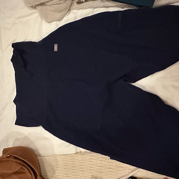 Maternity FIGS medium Tall NAVY BLUE - Picture 3 of 3